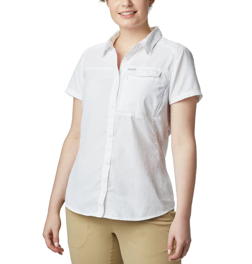 CAMISA- MANGA CORTA- SILVER RIDGE- MUJER- COLUMBIA