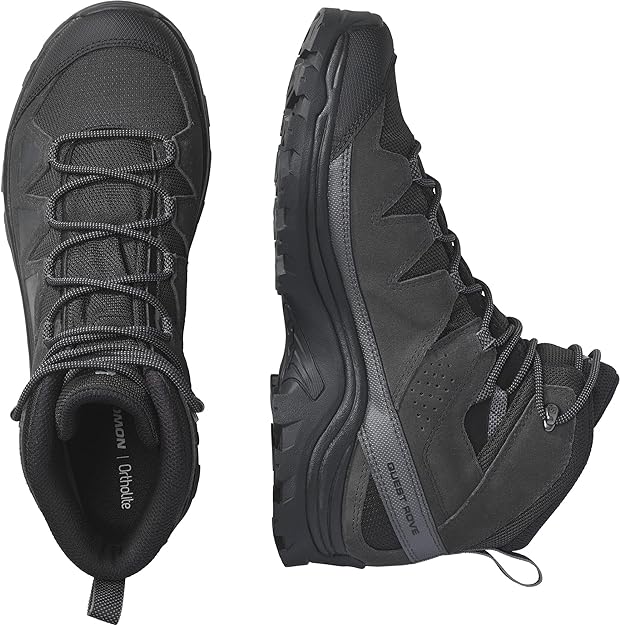 BOTA DE SENDERISMO- QUEST ROVE GORE TEX- PIEL- SALOMON