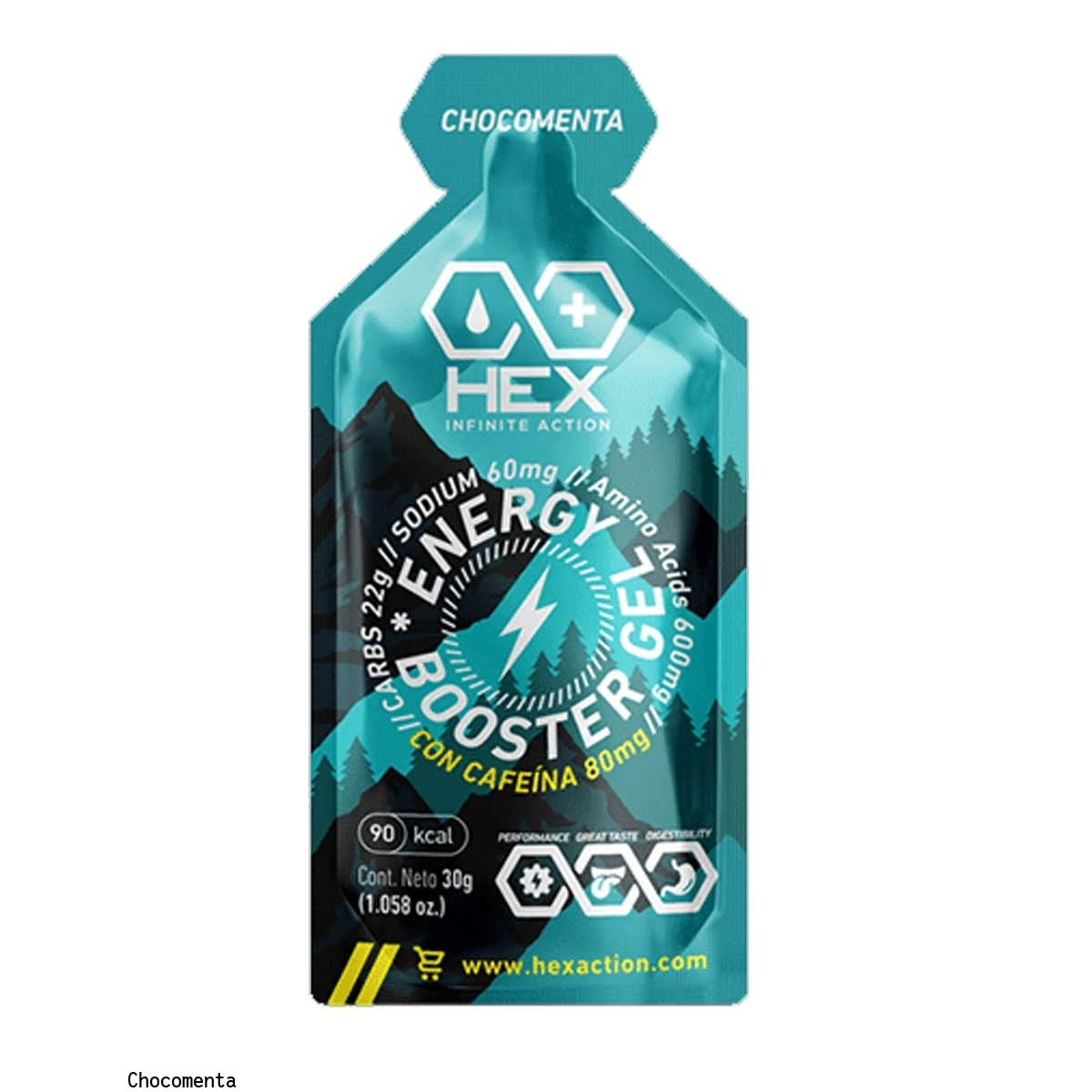 GEL ENERGÉTICO CON CAFEÍNA - HEX