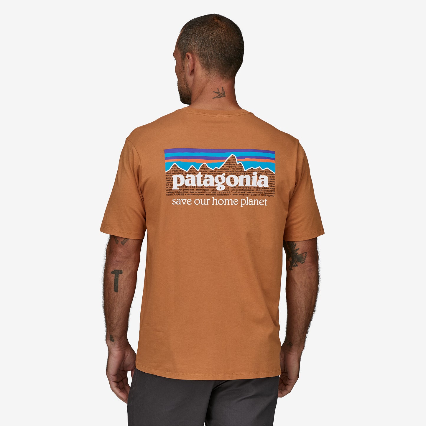 PLAYERA PATAGONIA- SAVE OUR HOME PLANET- HOMBRE