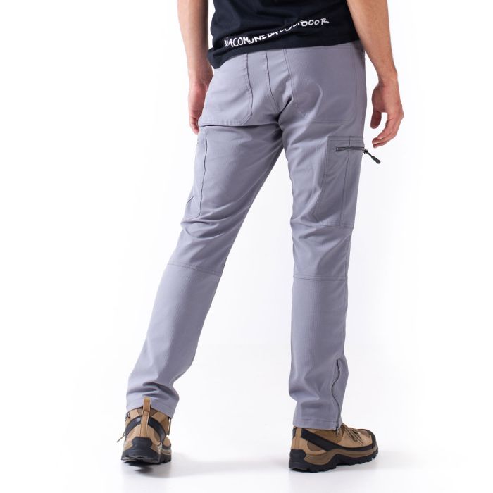 PANTALON DE EXCURSION SENDERO V2 GRIS- HOMBE - KINAKU