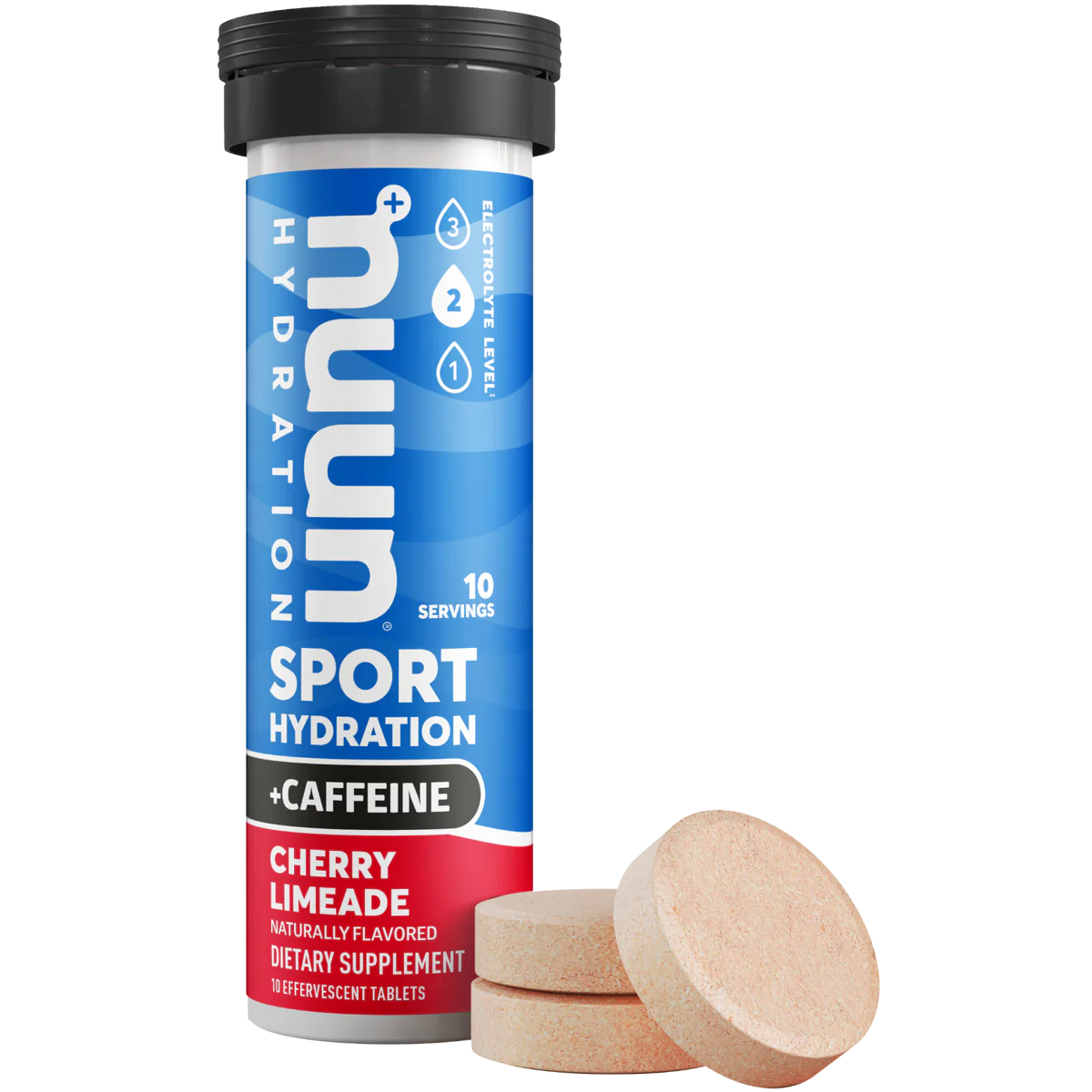 PASTILLAS HIDRATACIÓN + CAFFEINE - CERRY LIMEADE - NUUN