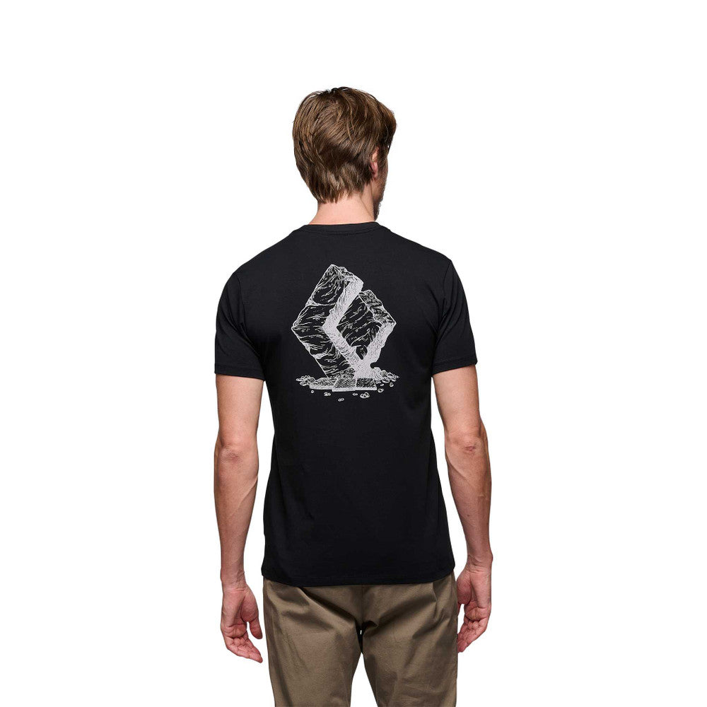 PLAYERA DE MANGA CORTA BLACK DIAMOND- BOULDER SS TEE - HOMBRE