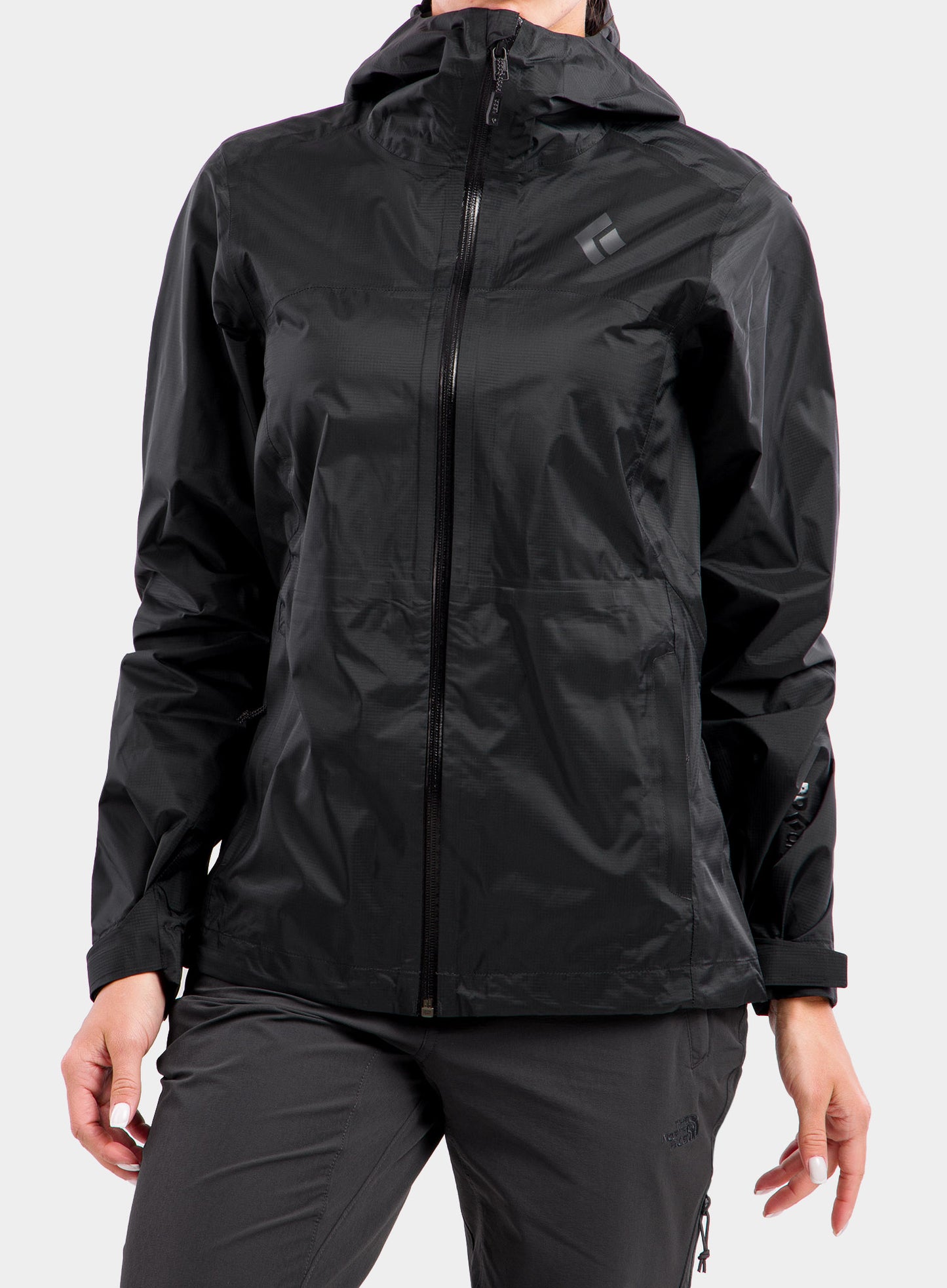 CHAMARRA IMPERMEABLE - TREELINE RAIN SHELL BLACK- MUJER