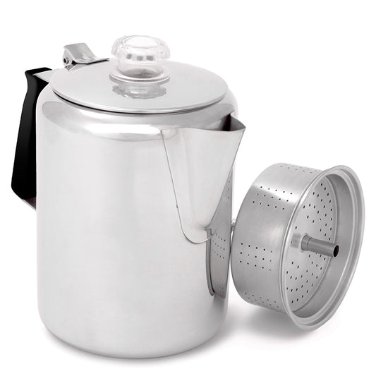 CAFETERA CAMPAMENTO - 9 TAZAS- GLACIER STAINLESS - GSI